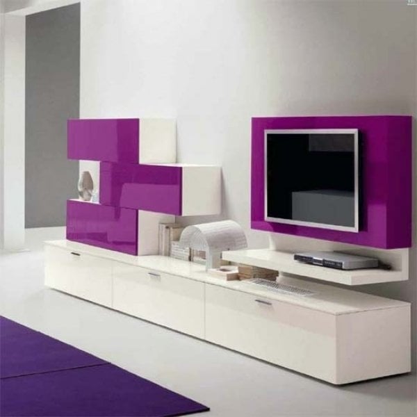 meuble-TV-idée-originale-salon-aménagement-armoires