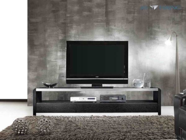 meuble-TV-idée-originale-salon-aménagement-tapis-beige