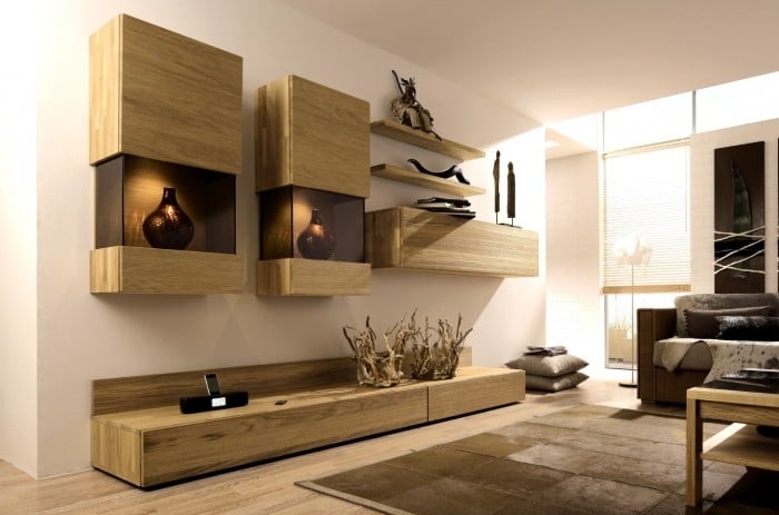 meuble-salon-Hülsta-design-minimaliste-bois-rustique