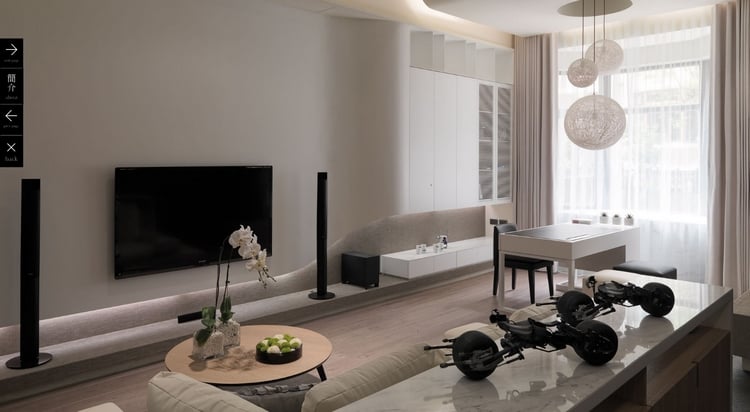meubles-salon-design-moderne-idées-intérieur-taupe-blanc