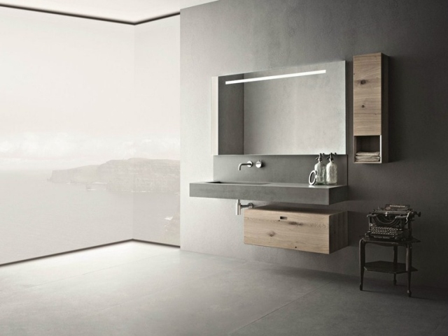 miroir salle bains Craft Novello meubles suspendus