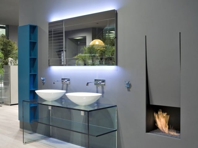 miroir salle bains LED Dama Antonio Lupi Design