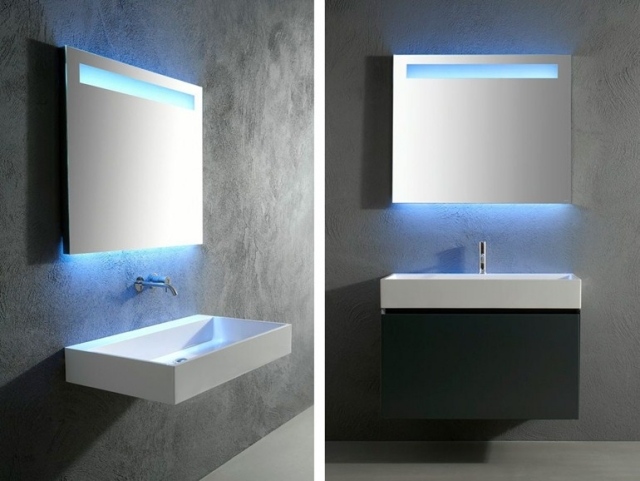 miroir salle de bains design Lampo Antonio Lupi Design