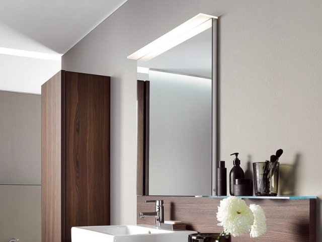 miroir salle bains lumineux Delos Duravit Italia