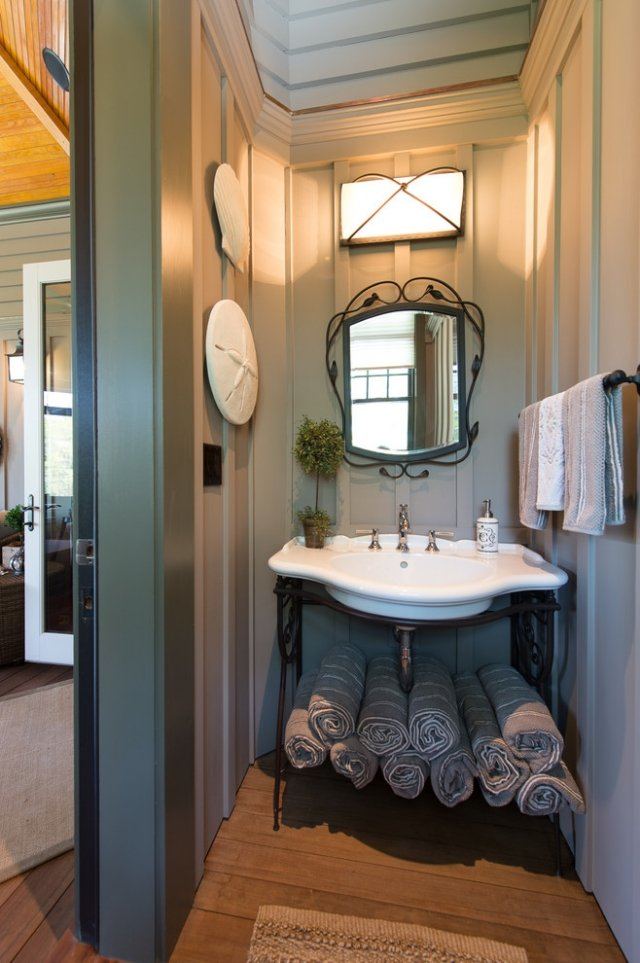 Petite salle de bain et toilettes– idées sur la décoration réussie Photos petite salle de bain moderne