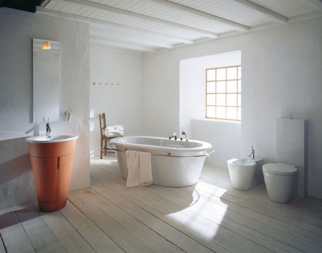 salle-bains-blanche-design-Philipe-Starck
