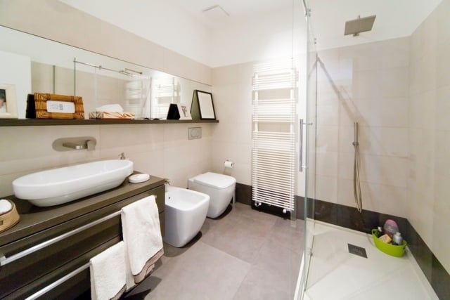salle-bains-moderne-meuble-vasque-bois-miroir-long-moderne-paroi-verre-pomme-douche-cascade