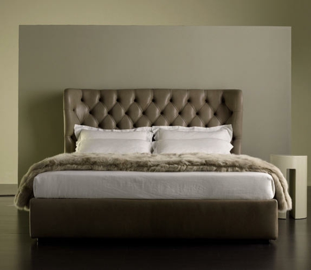 sommier-de-lit-chambre-coucher-idée-originale-couleur-beige