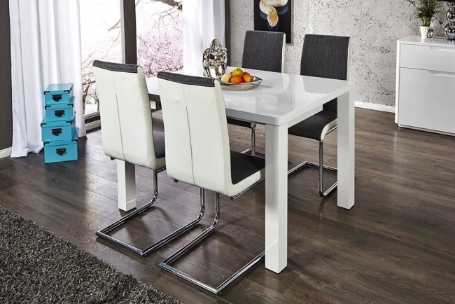 table-à-manger-extensible-couleur-blanche-table-rectangulaire-chaises-originaux