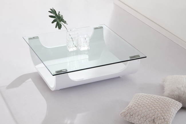 table-basse-verre-base-blanche-iceberg table basse en verre
