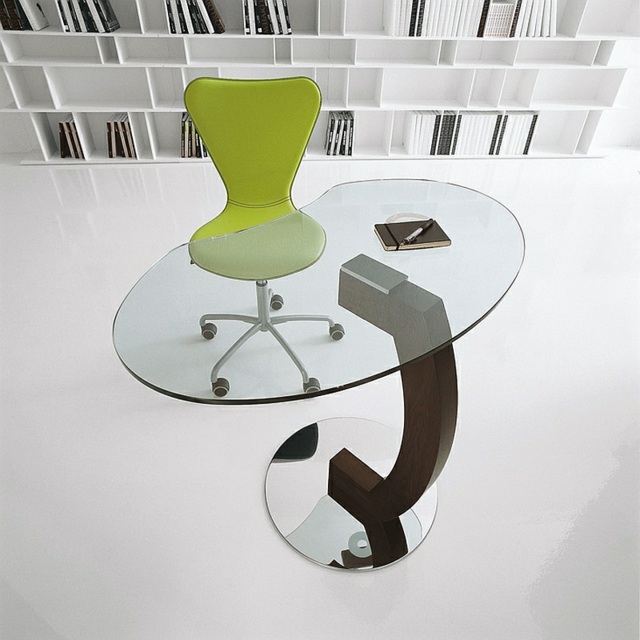table-bureau-design-Kirk-plateau-verre-forme-haricot