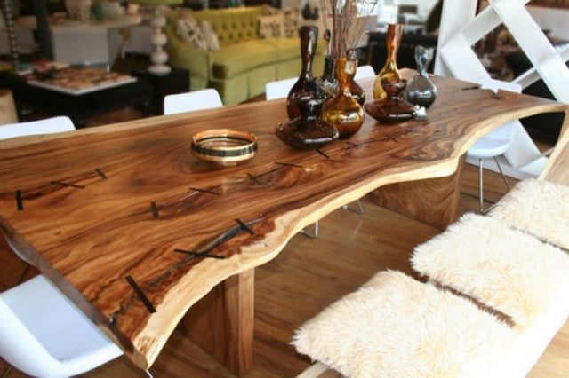 table-salle-manger-rustique-bois-massif-naturel