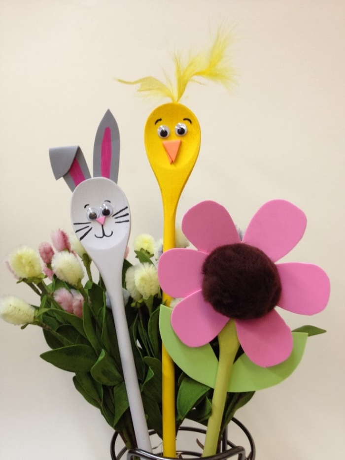 Idées-déco-DIY-Pâques-fleurs-lapin-poussin