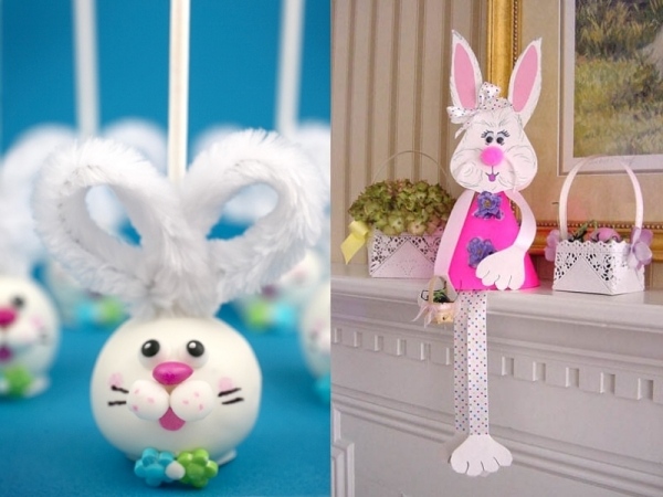 bricolage-Paques-lapin-carton-panier bricolage pour Pâques