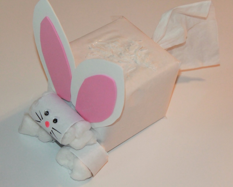 bricolage-Paques-lapin-papier-oreilles bricolage Pâques