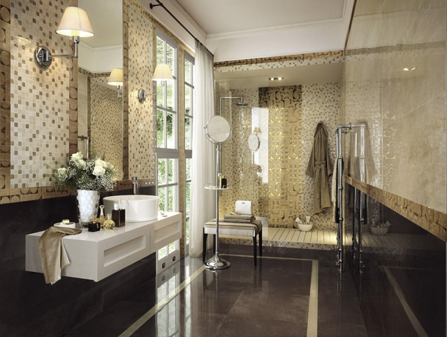 carrelage-salle-bain-3d-mosaique-motifs-or-noir