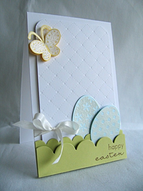 cartes-Pâques-oeufs-papillon-ruban cartes de Pâques