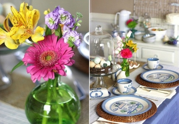 déco-table-Pâques-assiettes-motifs-fleurs-oeufs
