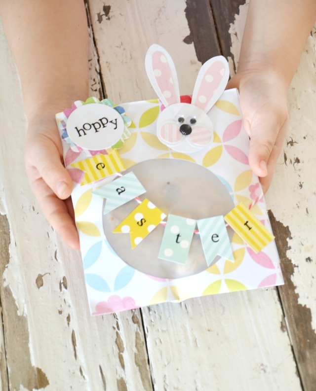 décoration de Pâques carte-voeux-DIY-lapin
