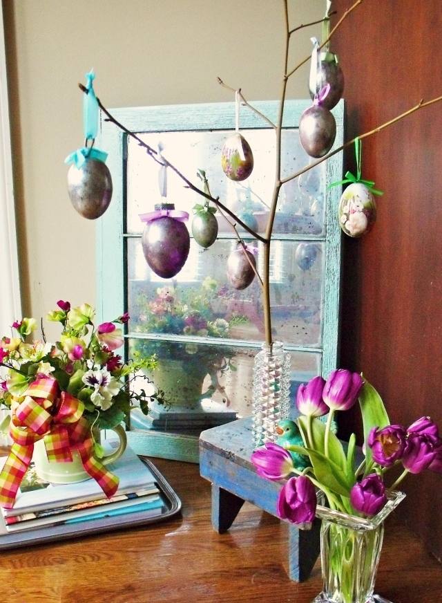 Déco : un arbre de Pâques pour enchanter la maison - Elle Décoration