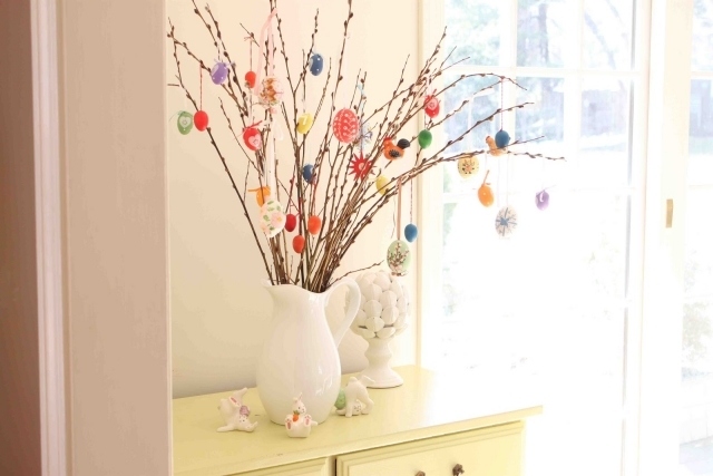 Arbres De Paques à Faire Soi Meme Decoration De La Maison Fabriquer Un Arbre De Paques Deco