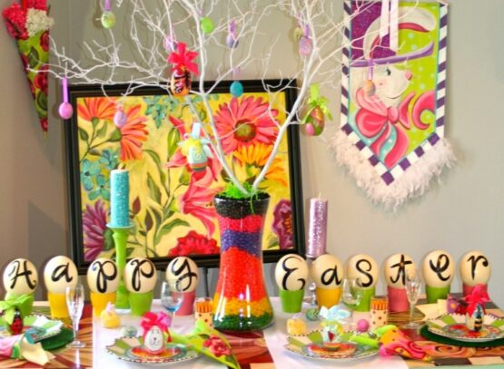 deco-de-table-paques-oeufs-arbre-bougies