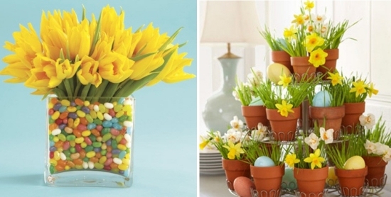 decoration-Paques-fleurs-jaunes-jonquilles