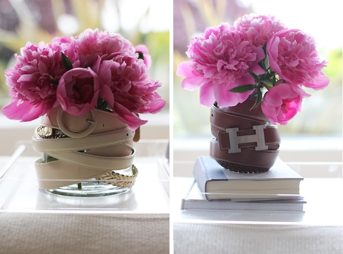 decoration-florale-Paques-vases-ceintures-fleurs décoration florale