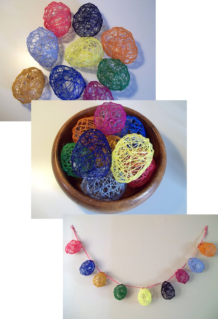 décoration-Pâques-originale-guirlande-oeufs-ficelle-multicolore