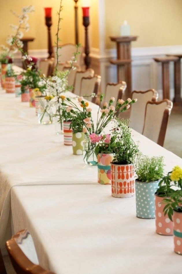 décoration-de-Pâques-idée-originale-table-plantes