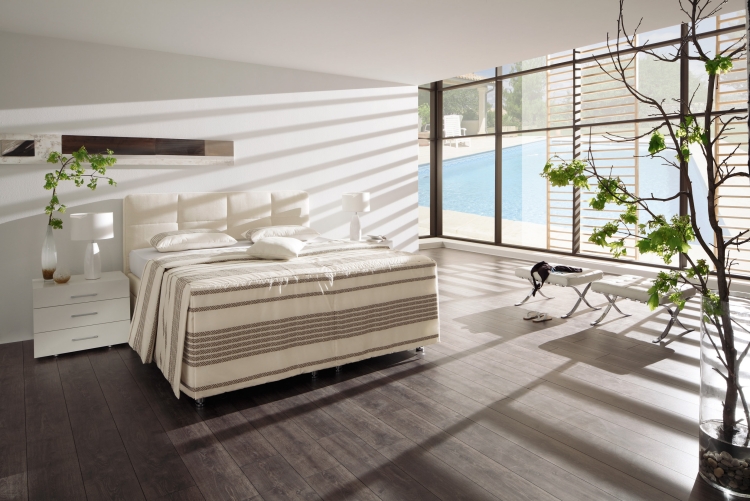 feng-shui-chambre-fenêtres-plantes-sol-bois