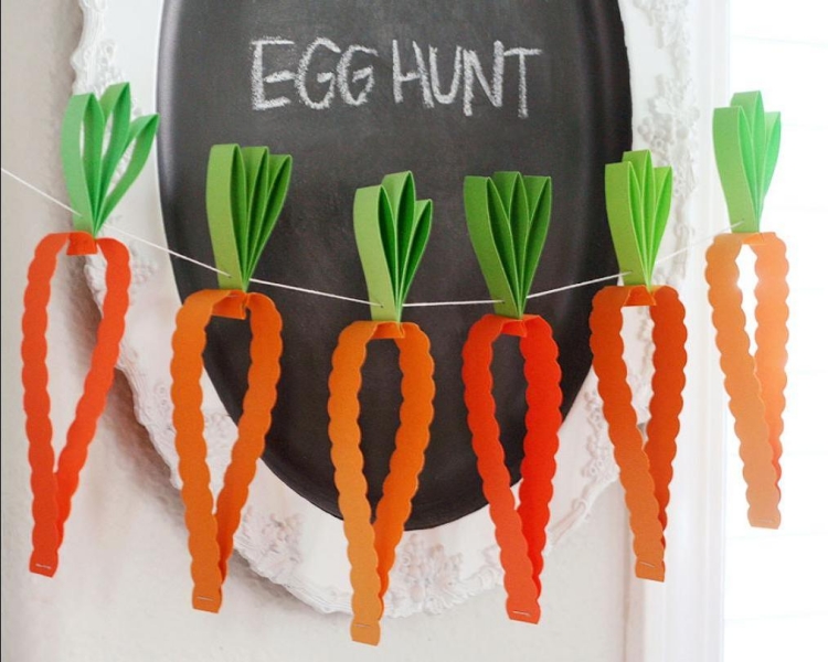 idées-déco-fête-Pâques-jardin-carottes-DIY-guirlande