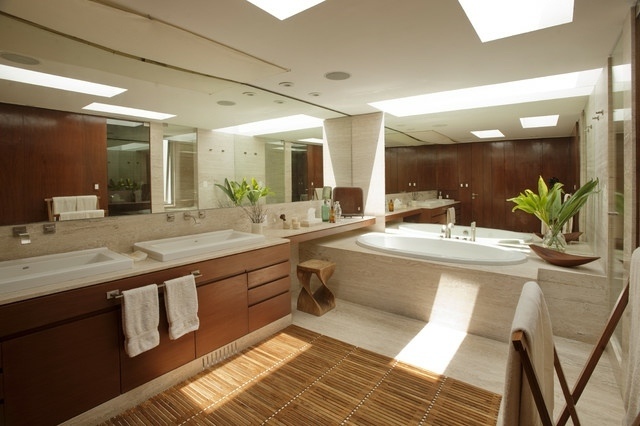 idées-déco-salle-bains-accents-bois-sous-lavabo-surface