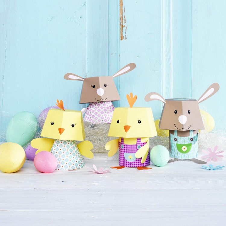 joyeuses-Pâques-bricolage-enfants-poussins-lapins-boites-carton
