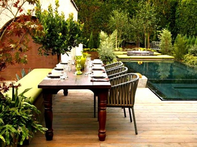 meubles de jardin bois-rotin-terrasse-bois-piscine