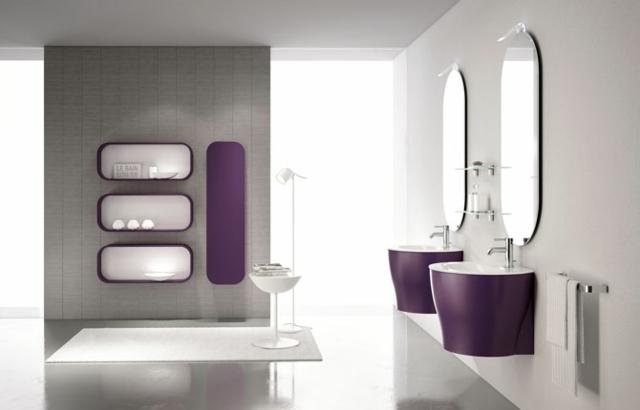 Meubles salle de bains modernes en 105 photos magnifiques! Meuble salle de bain