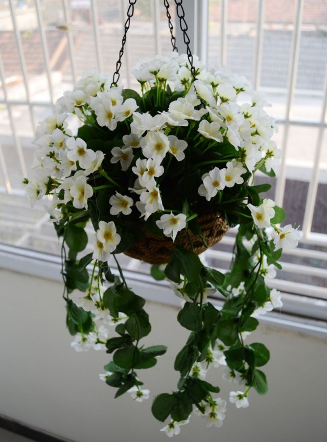 pot-fleurs-suspendu-jasmin-blanc pot de fleurs suspendu