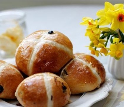 recette de Pâques petits gâteaux anglais raisins