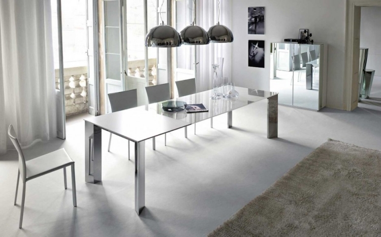 salle-manger-design-suspensions-table-blanche