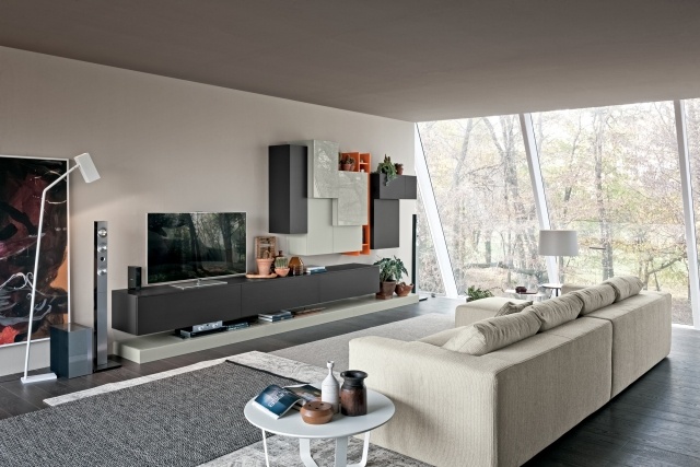 salon-design-meubles-formes-géomètriques-Live-Contemporary-Febal-Casa
