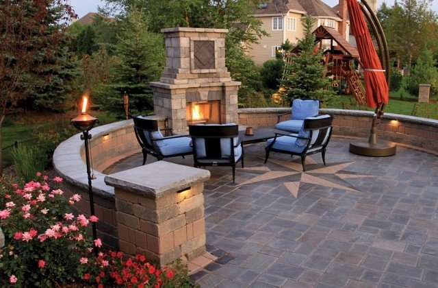 Aménagement terrasse avec cheminée ou foyer: 23 idées