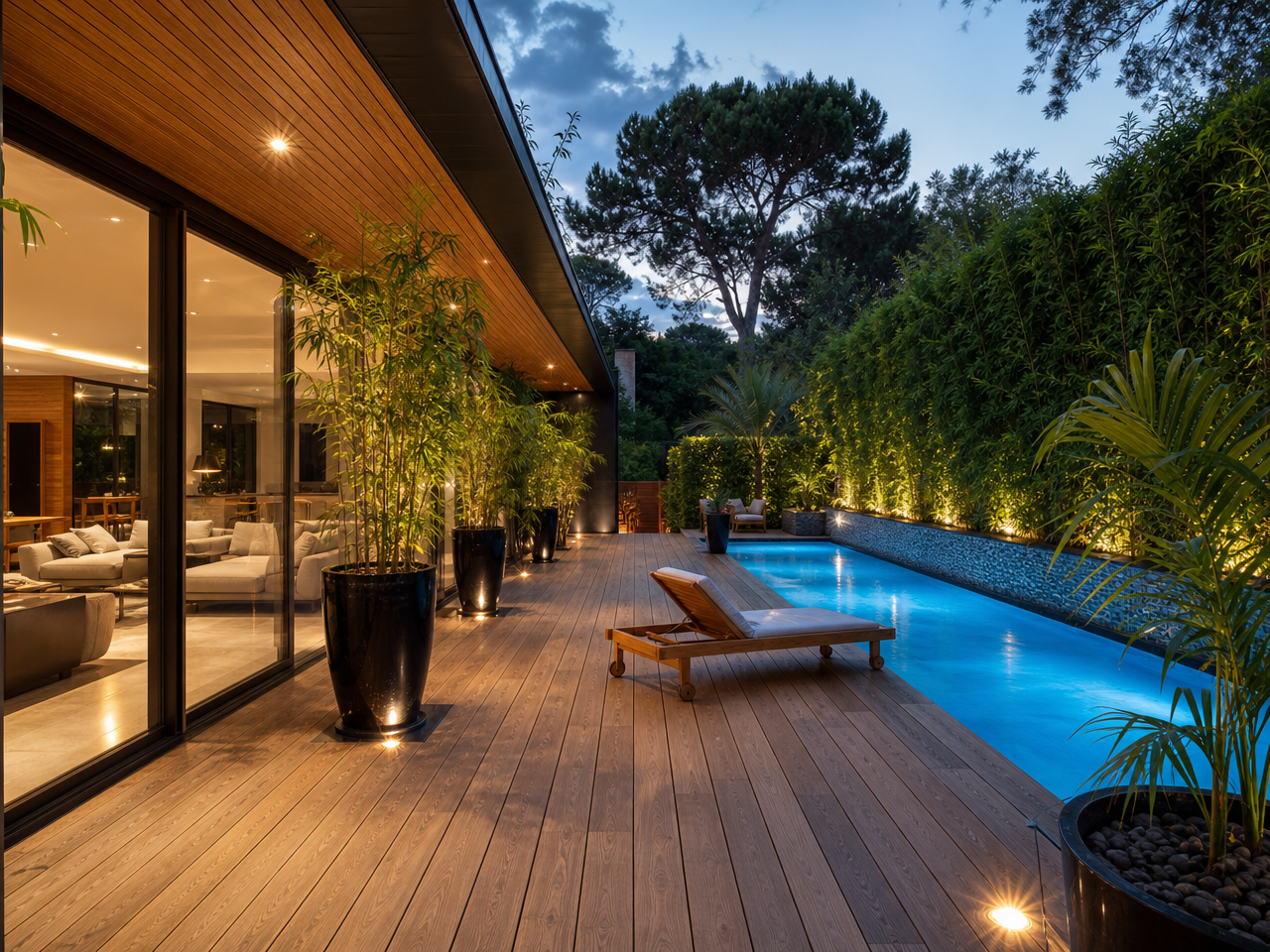 amenagement-jardin-terrasse-piscine-plantes-bois