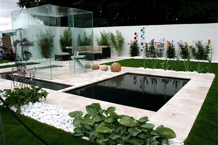 aménagement-jardin-moderne-pavillon-design-bassins