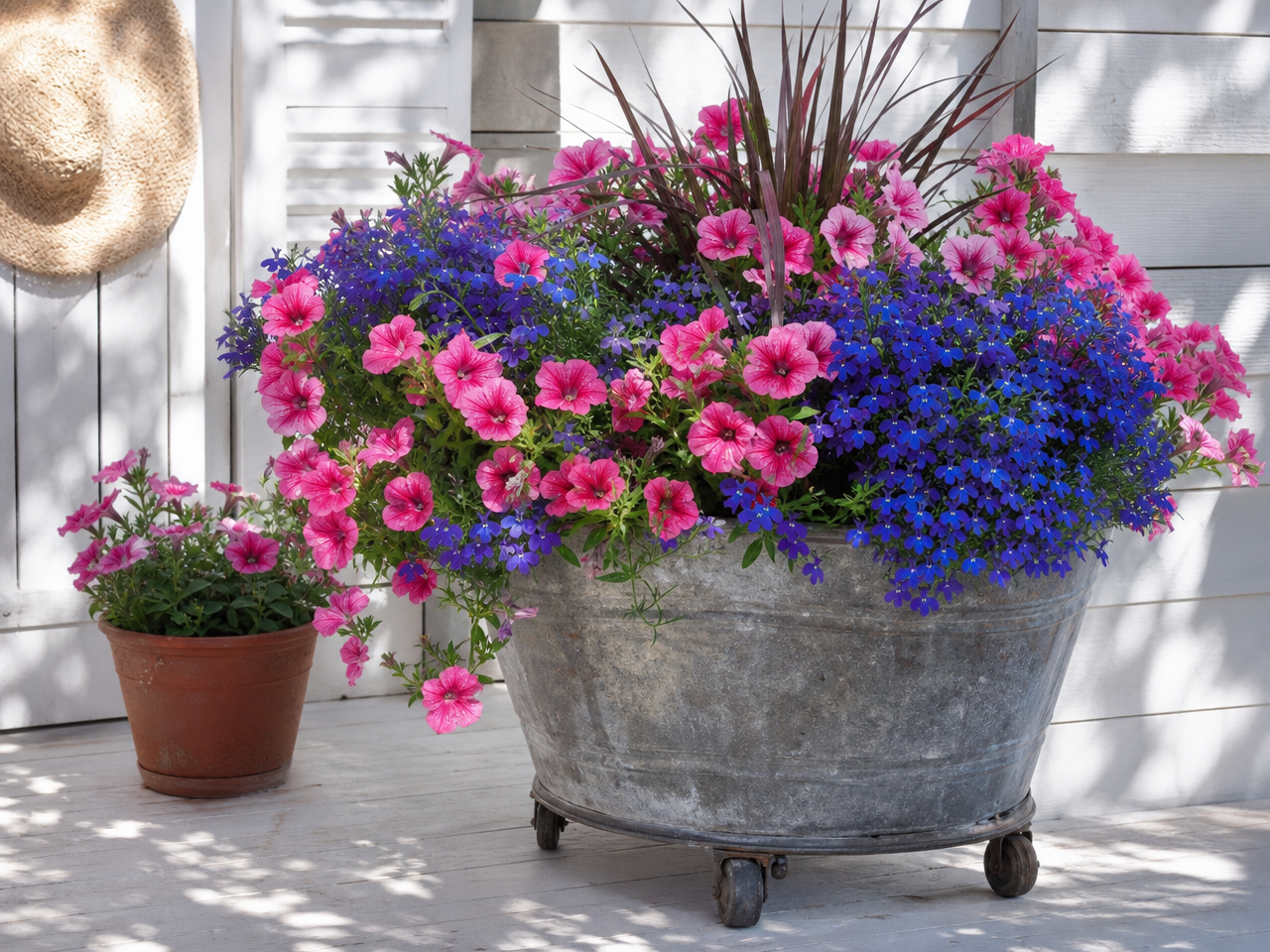 bacs-fleurs-grand-terre-cuite-pétunias-rose 
