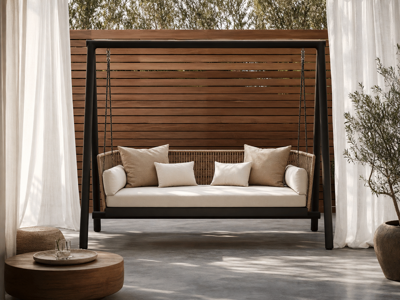 balancelle de jardin design-moderne-Bitta-Kettal