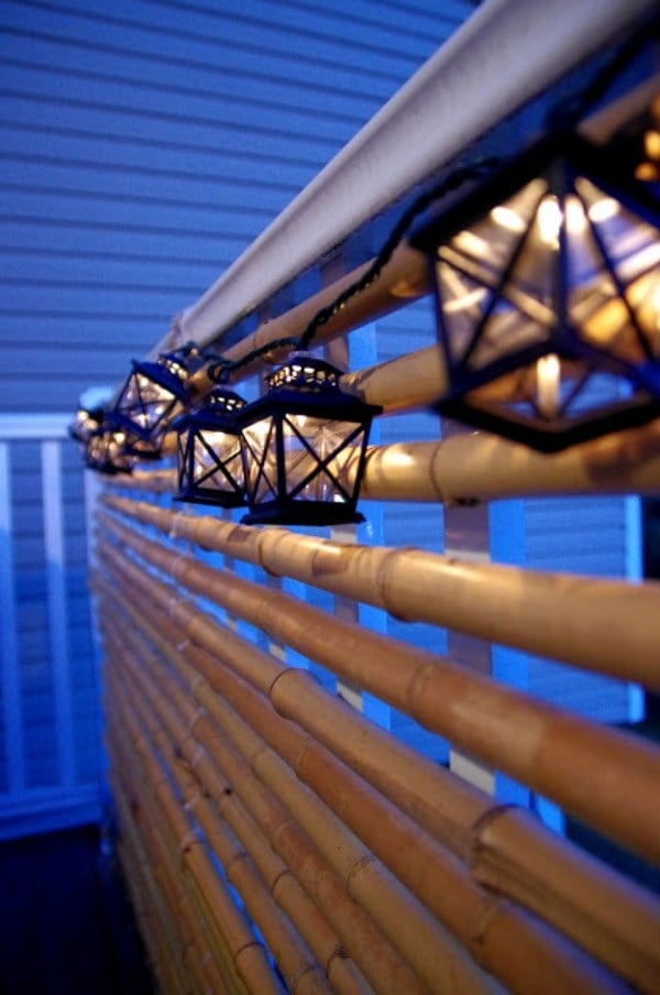 brise-vue-balcon-bambou-guirlande-lanternes-garde-corps