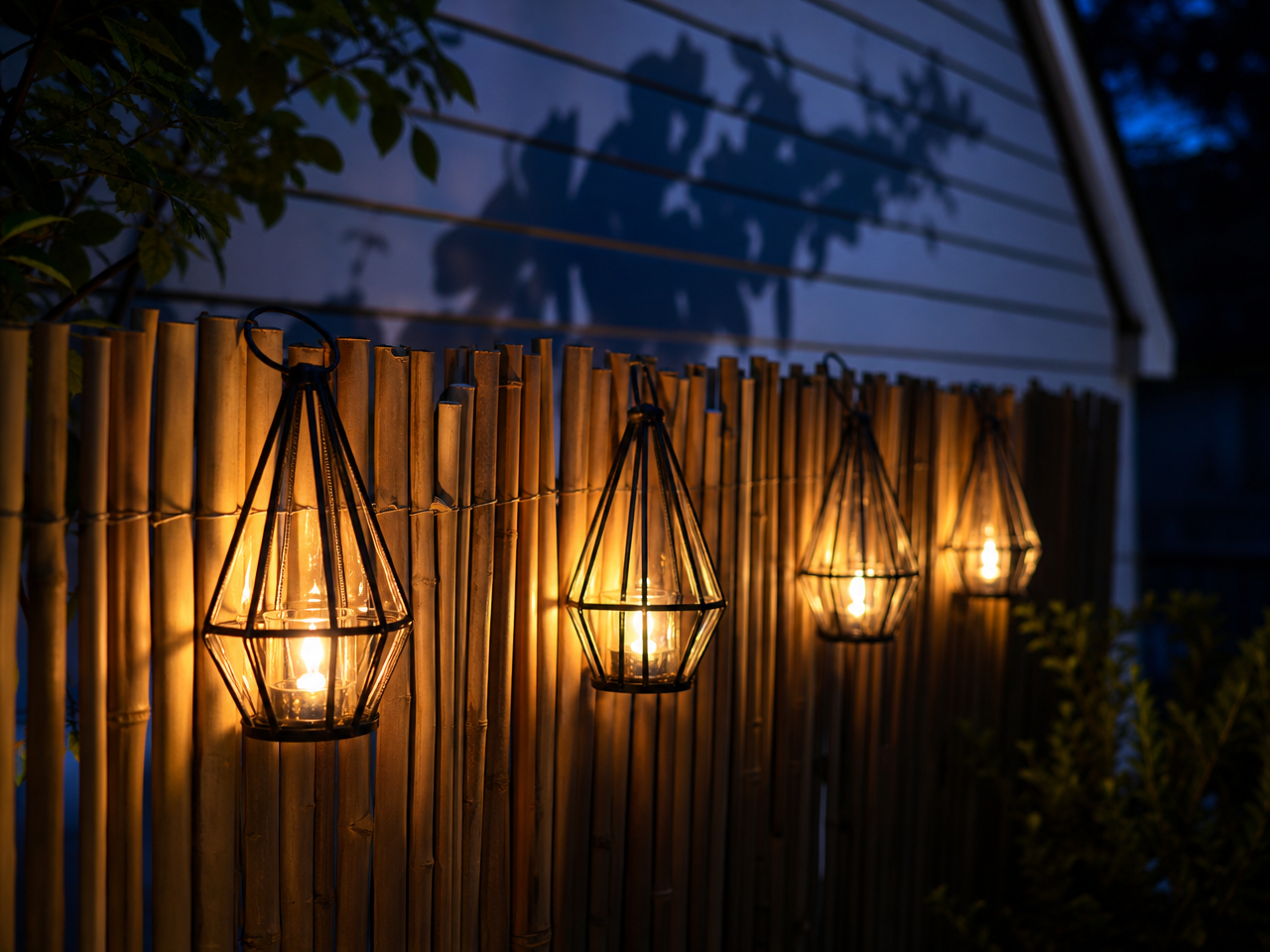 brise-vue-balcon-bambou-guirlande-lanternes-garde-corps