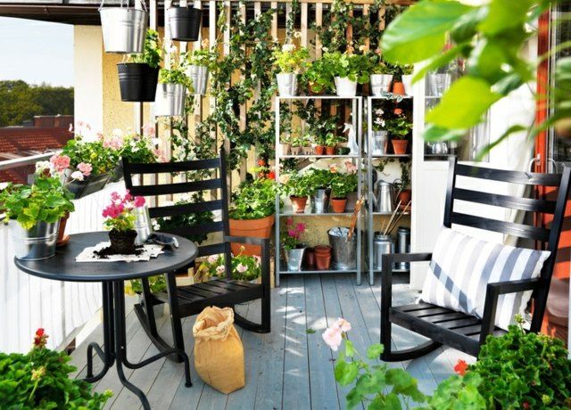 Brise vue balcon – 25 idées d'aménagement et décoration Balcon idées Amenagement
