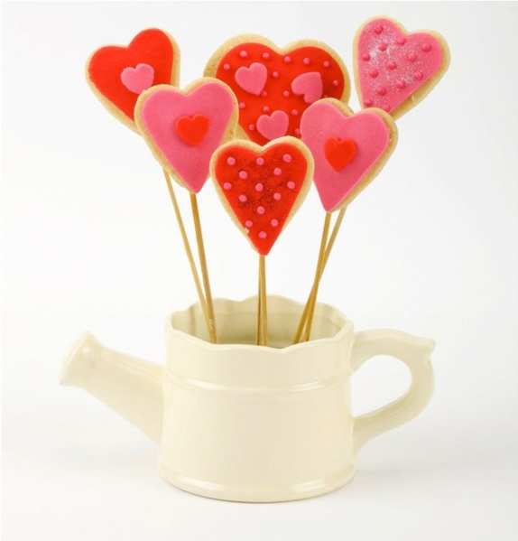 cadeaux-saint-valentin-biscuits-coeurs-bâtons-pain-épice cadeaux Saint-Valentin