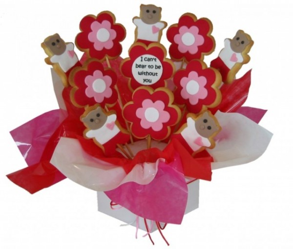 cadeaux-saint-valentin-biscuits-coeurs-fleurs-oursons